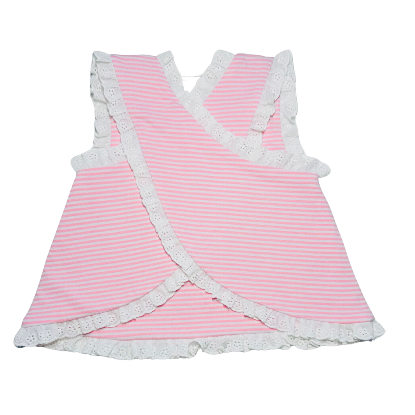 Pink & White Stripe Two-Piece Set