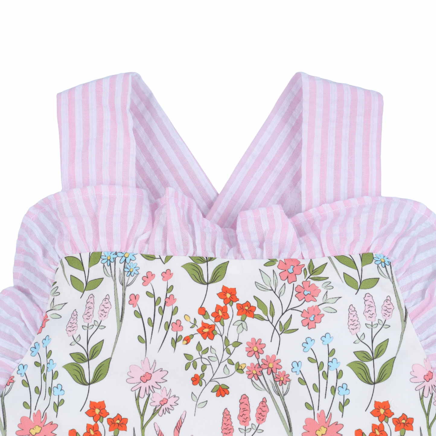 Floral Sun Suit With Bow