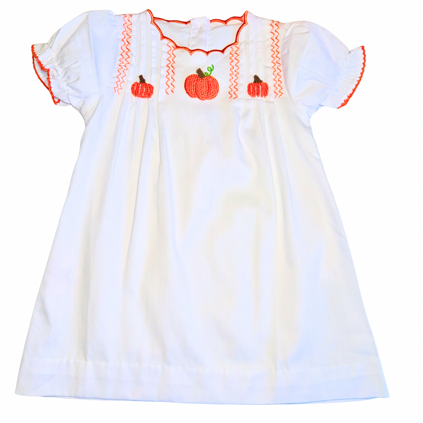 French Knot Pumpkin Dress