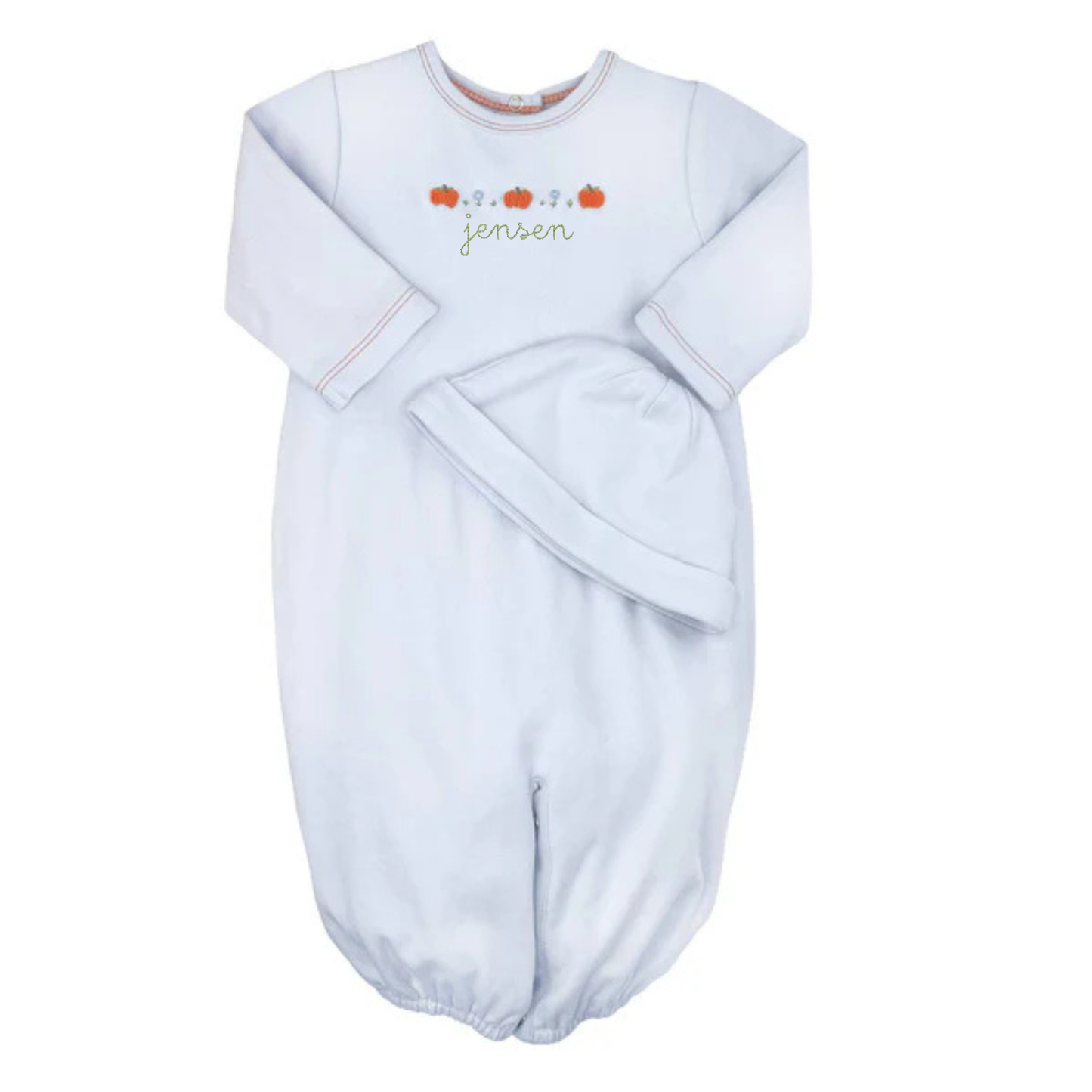 French Knot Knit Pumpkin Convertible Bag