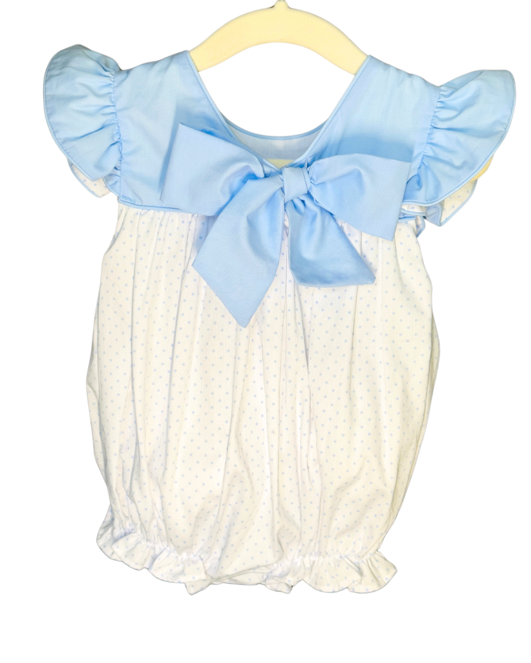 Blue & White Polka Dot Bubble