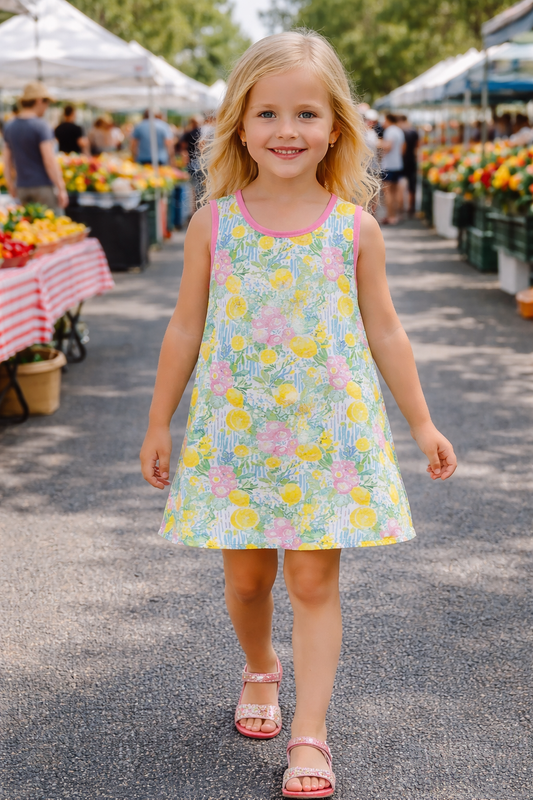 Positano Collection A Line Girl's Dress