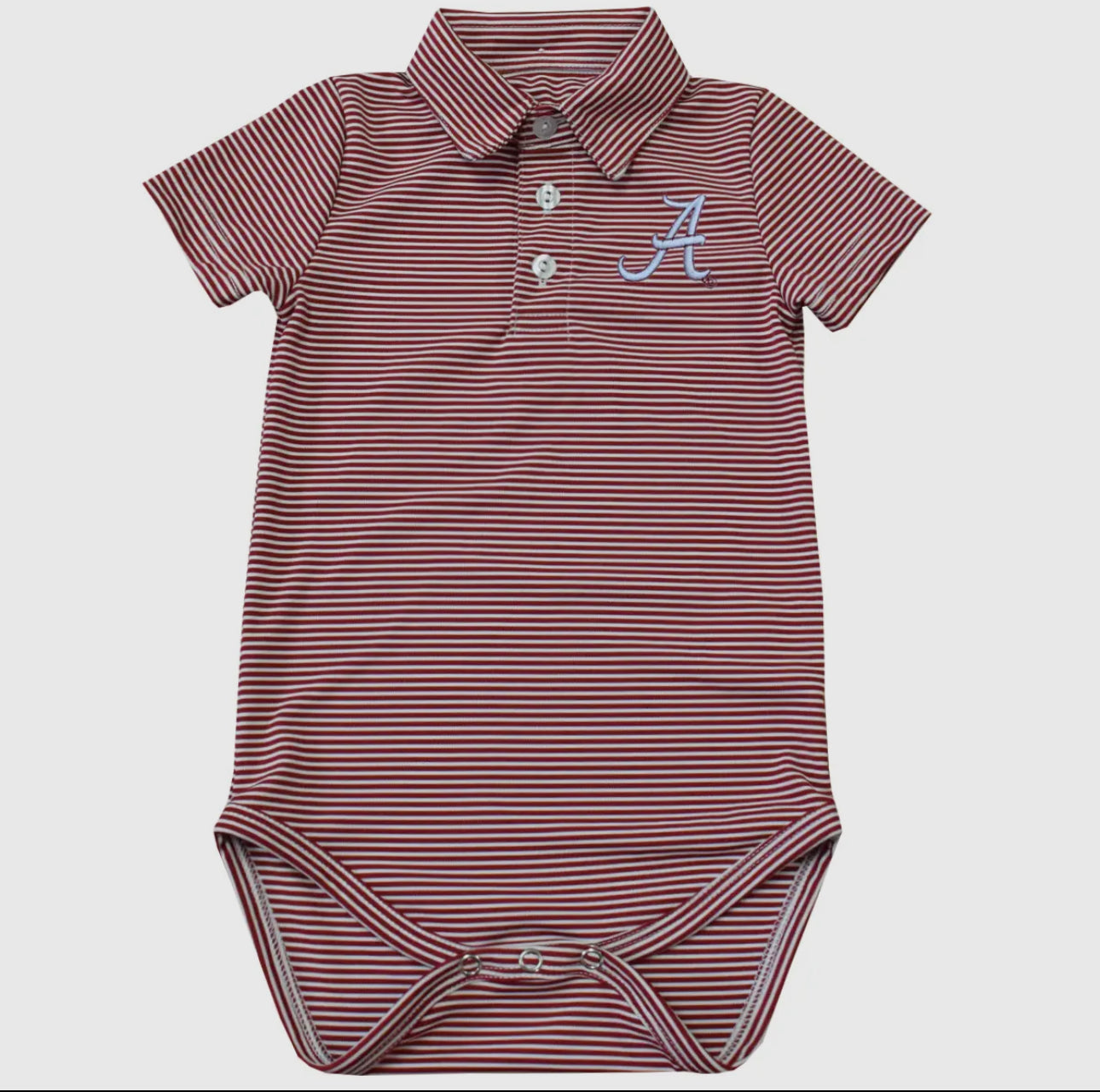 Alabama Embroidered Knit Polo Onesie