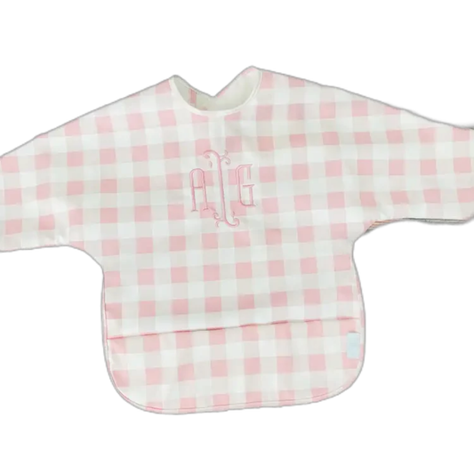 Catch All Bib - Pink Gingham