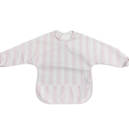 Catch All Bib - Light Pink Stripe