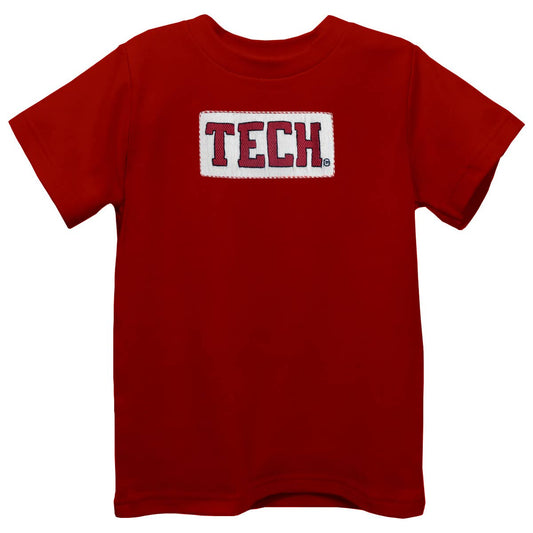Texas Tech Red Raiders Smocked Short Sleeve Boys T-Shirt READY TO SHIP