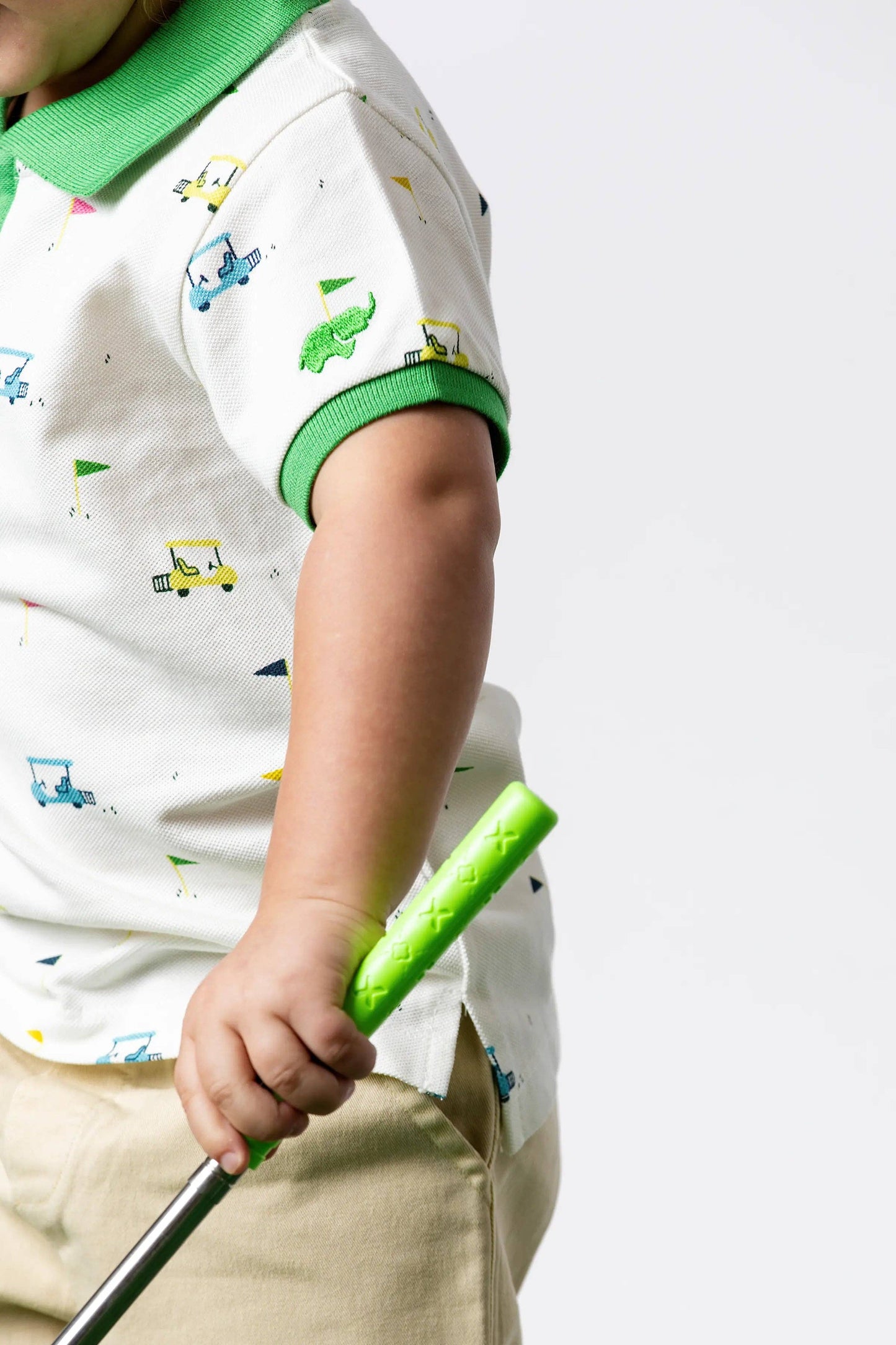 Kids Organic Short Sleeve Golf Polo - Little Caddies