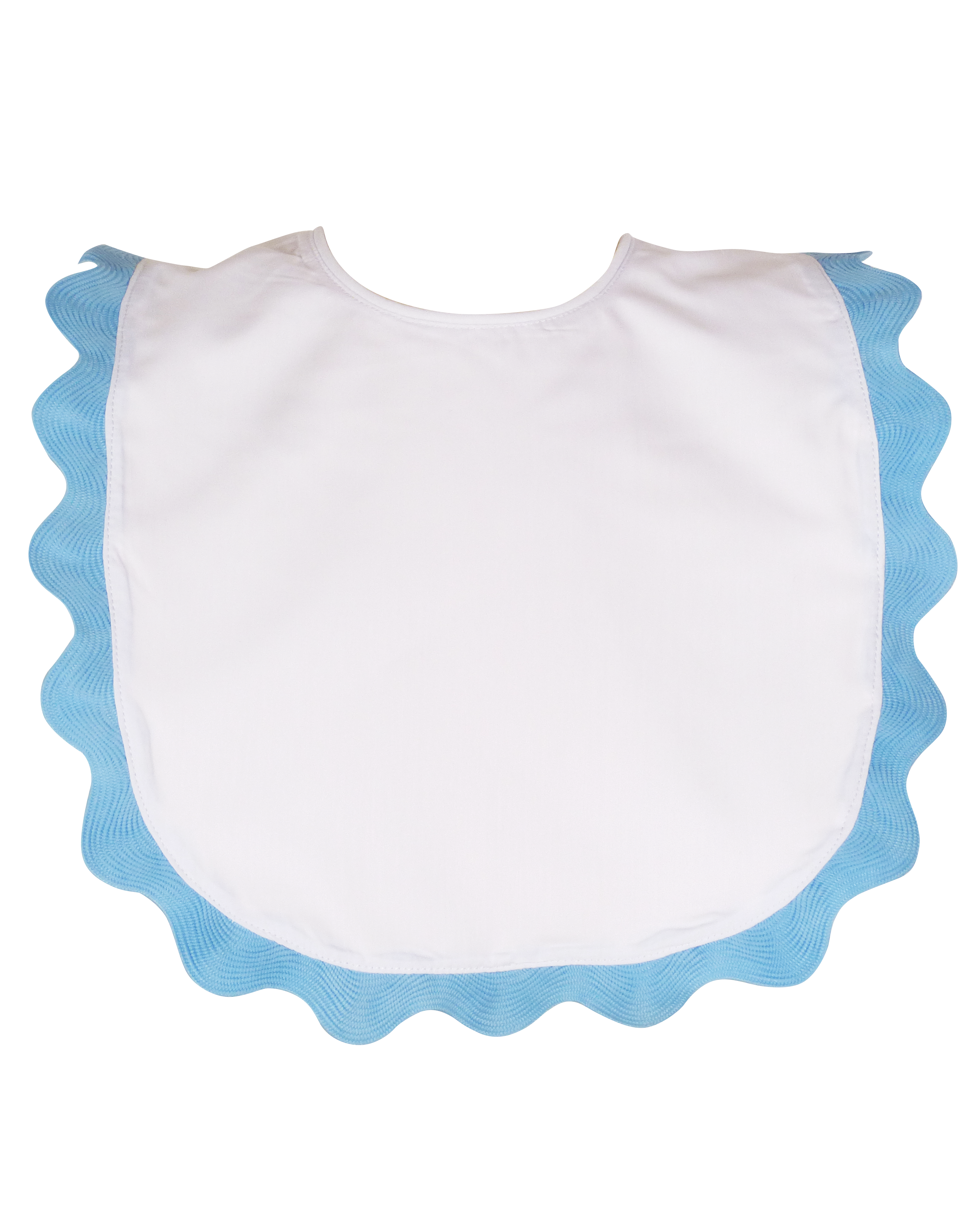 Brooklyn Bib with Blue Ricrac