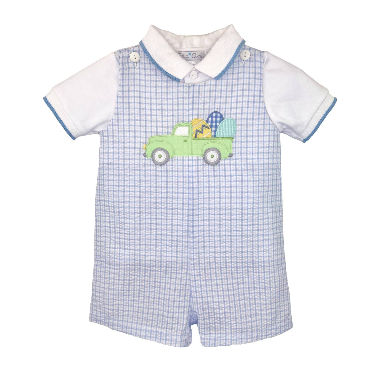 Easter Truck Applique Romper
