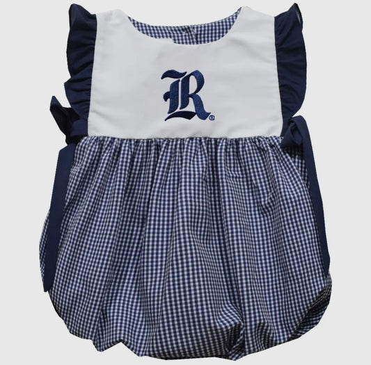 Rice Embroidered Girl Bubble with Bows