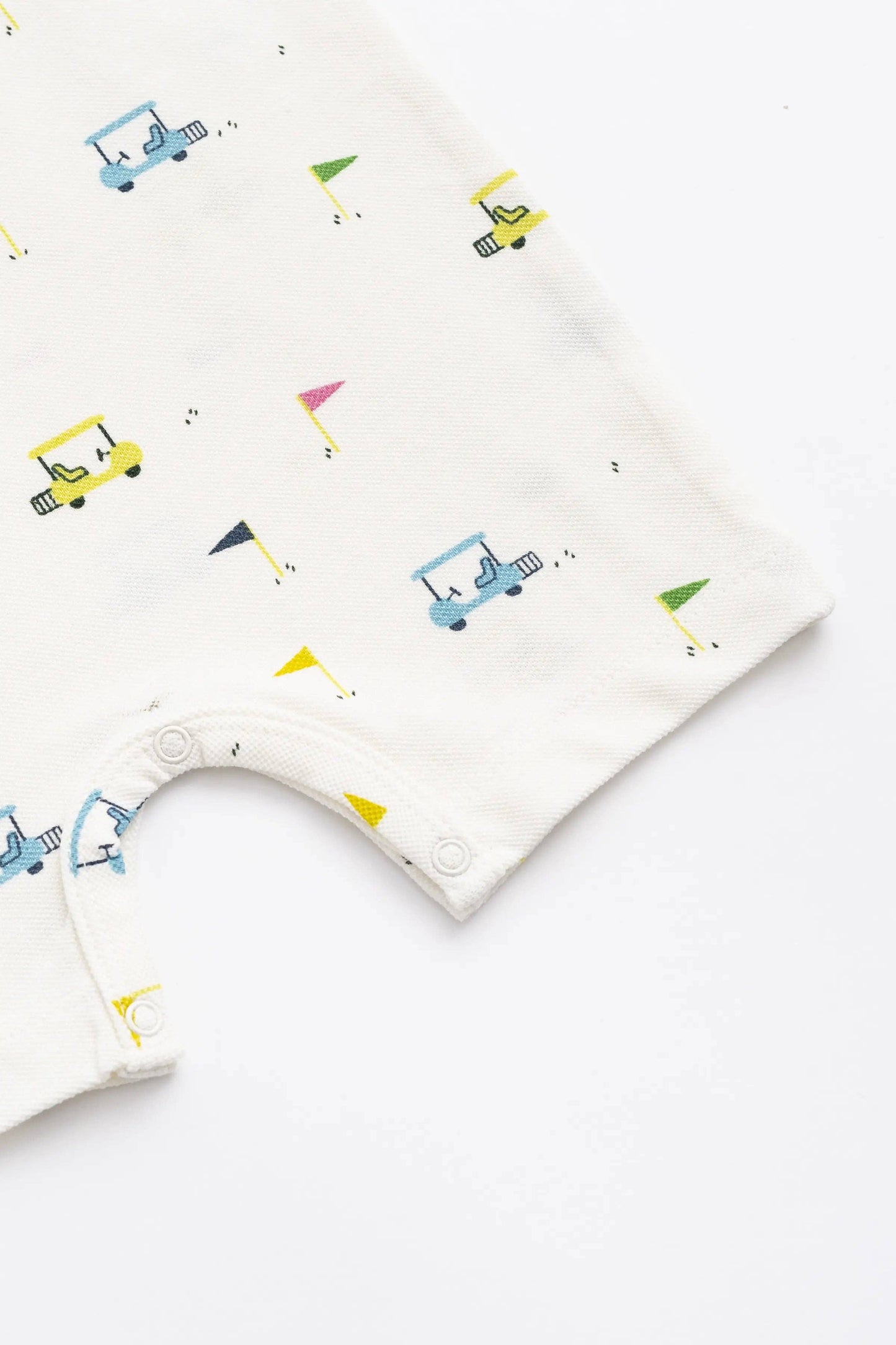 Baby Golf Shorty Polo Romper - Little Caddies