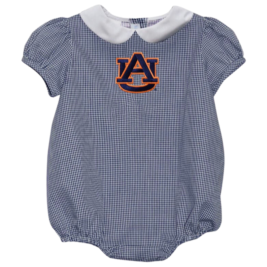 Auburn Embroidered Girl Bubble