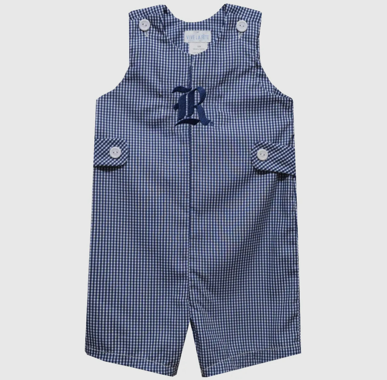 Rice Embroidered Boys Jon Jon