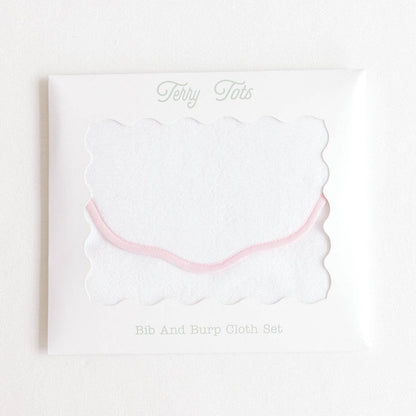 White card with pink bow on a white background