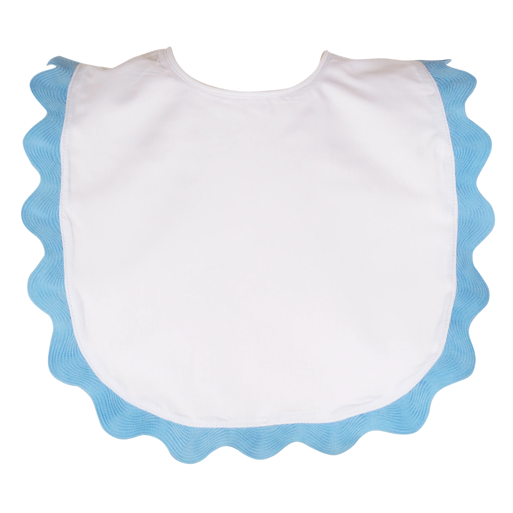 Brooklyn Bib with Blue Ricrac