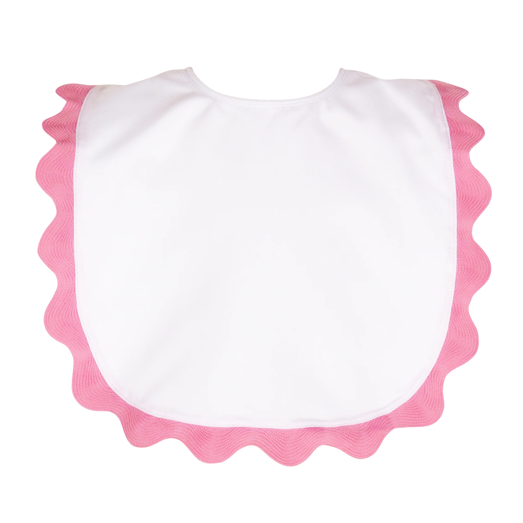 Brooklyn Bib with Pink Ricrac