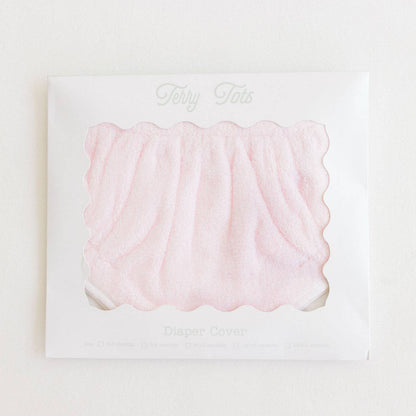Pink Diaper Cover in Packaging on White background 