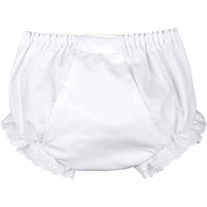 Diaper Cover - White Eyelet
