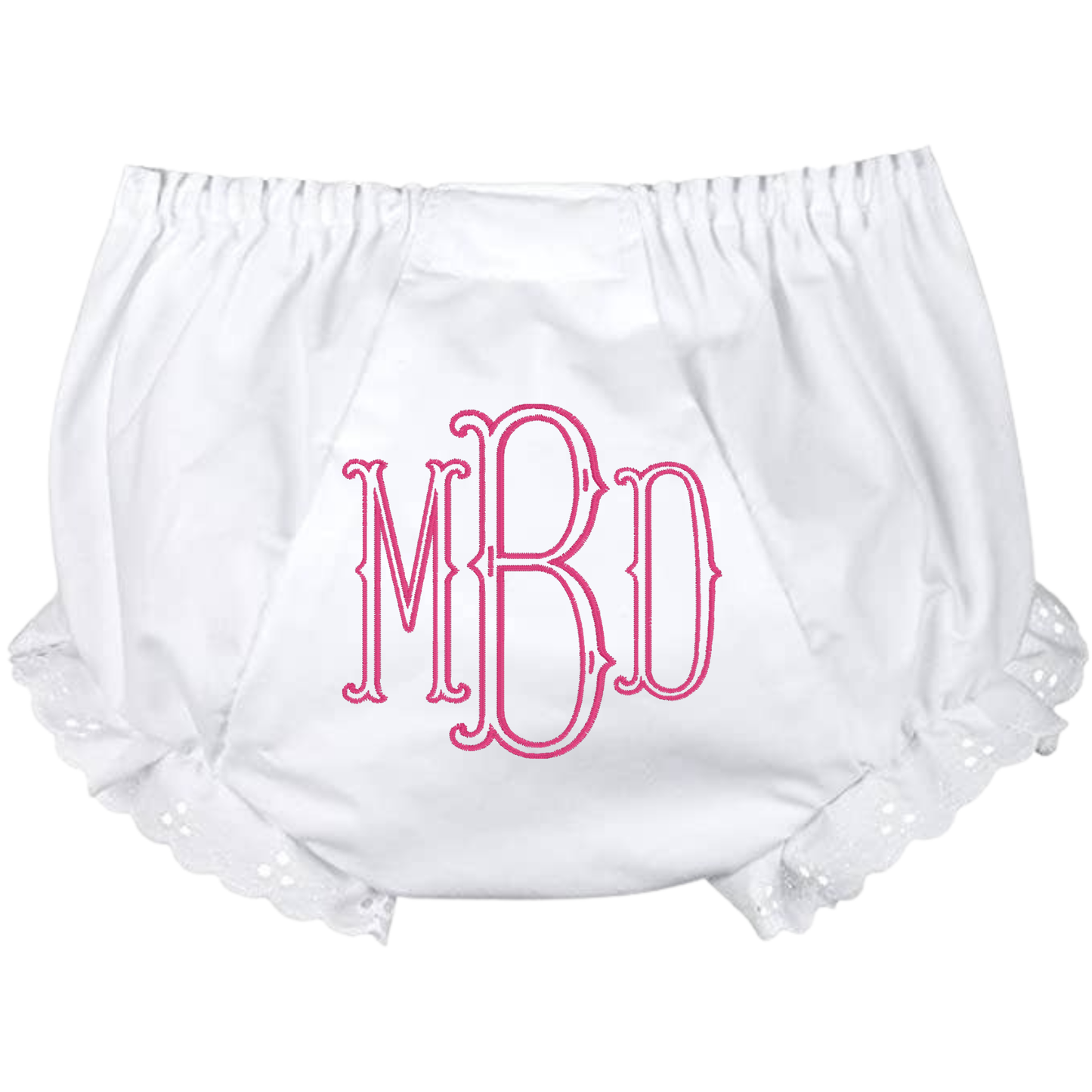Diaper Cover - White Eyelet