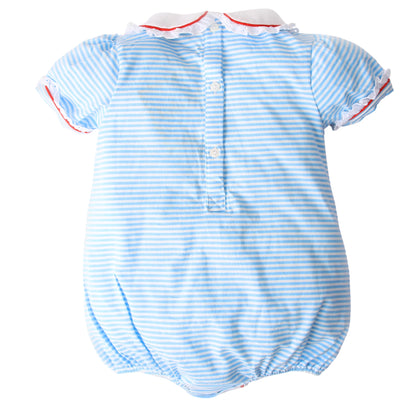 Embroidered Back to School Apple Bubble