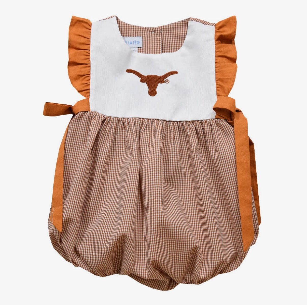 Texas Embroidered Girl Bubble