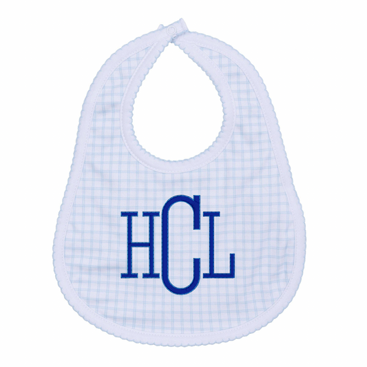 Peek-A-Boo Wishes Light Blue Bib