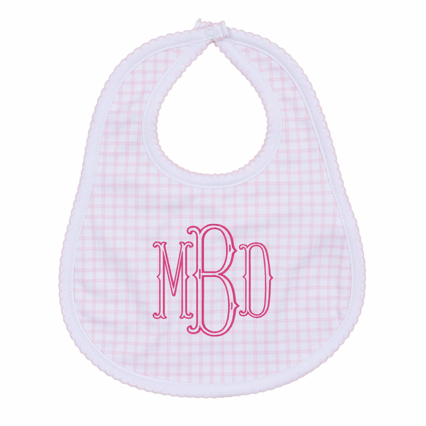 Peek-A-Boo Wishes Pink Bib