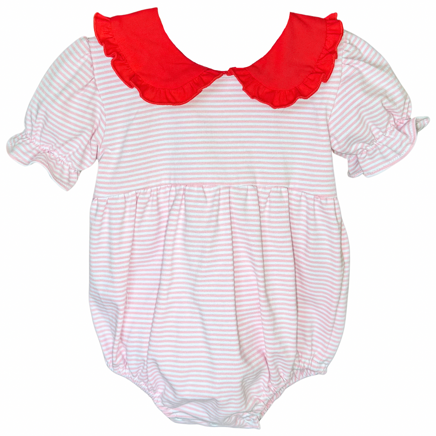 Pink & White Stripe Bubble