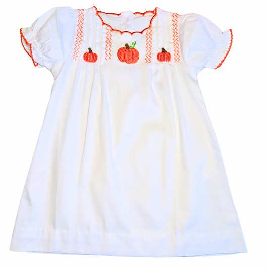 French Knot Pumpkin Dress
