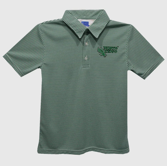 North Texas Mean Green Embroidered Polo Shirt