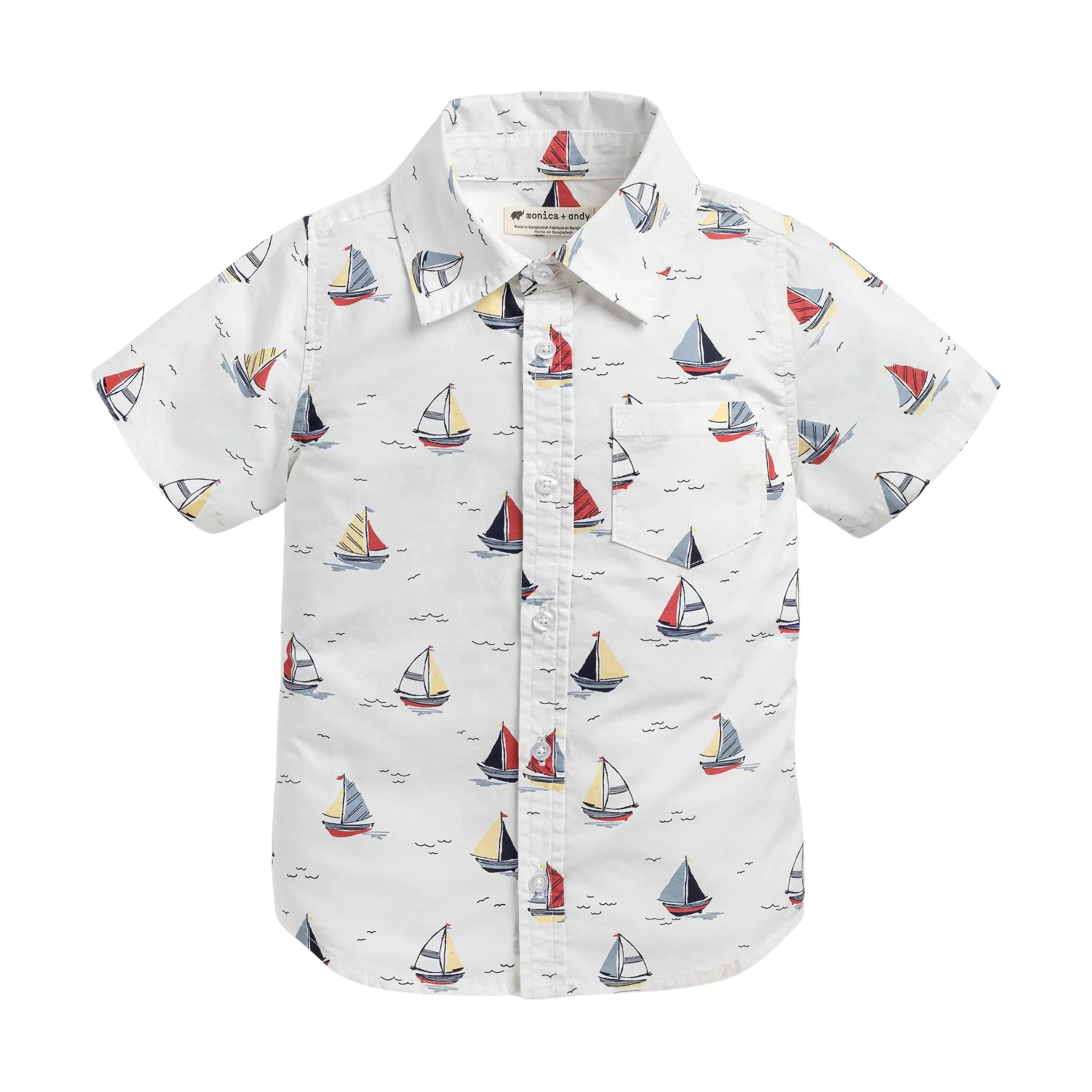 Kids Short Sleeve Oxford Shirt - Little Skippers