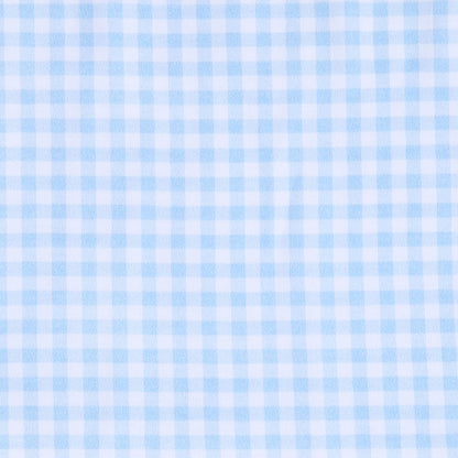 Blue and white checkered pattern