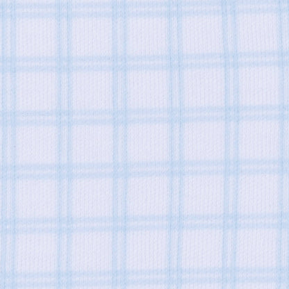Light blue and white checkered pattern