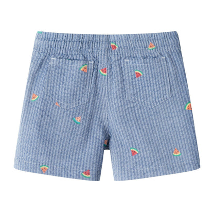Infant Buttondown & Short Set | Watermelon Stripes