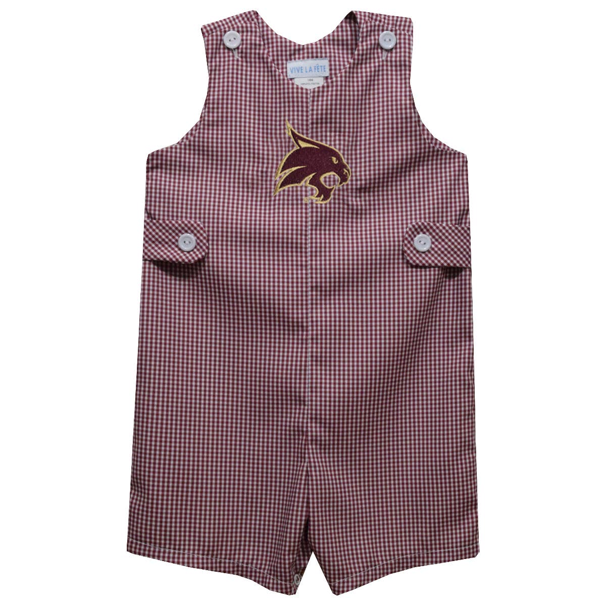 Texas State Bobcats TXST Embroidered Maroon Boys Jon Jon