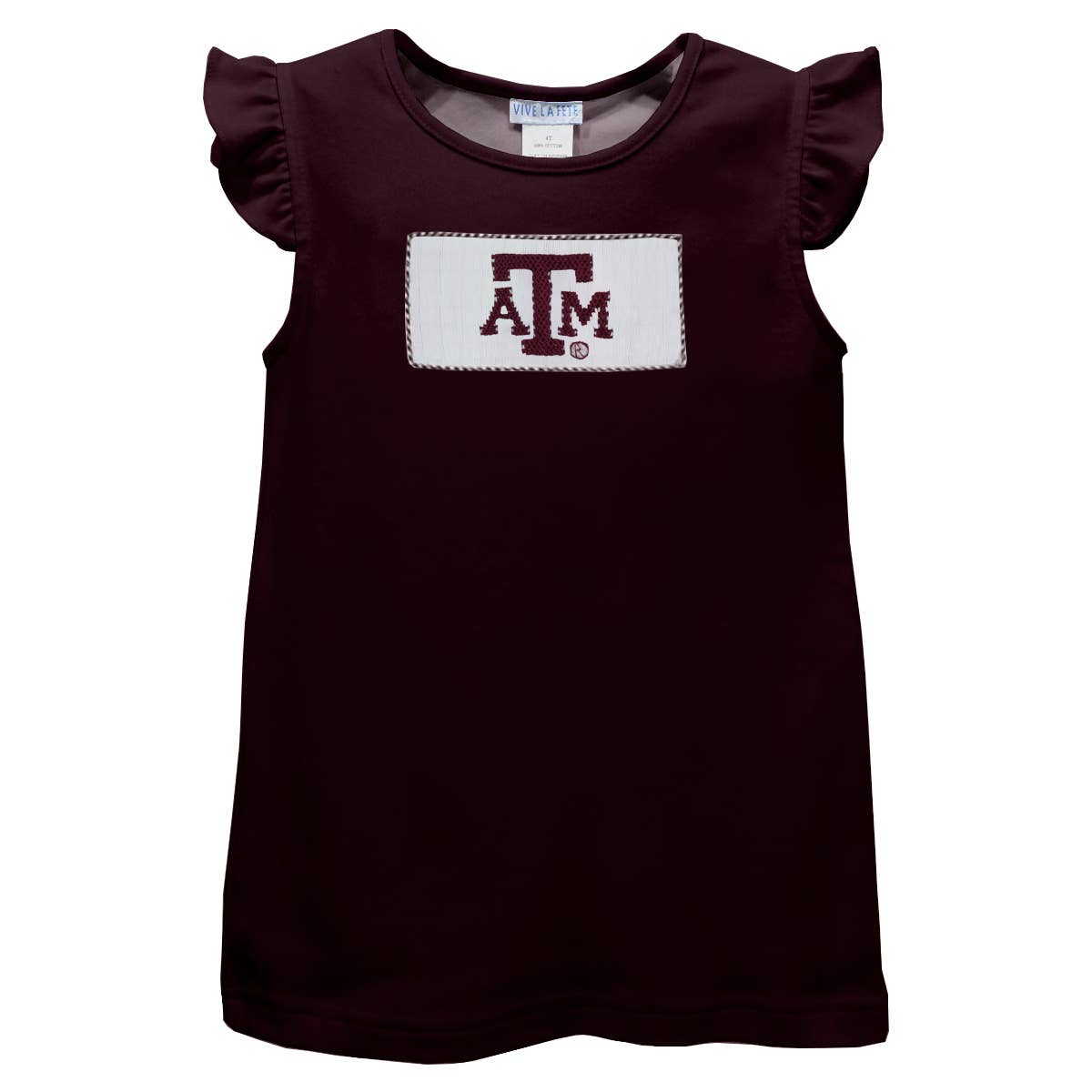 Texas A&M Aggies Smocked Maroon Knit Angel Sleeve READY TO SHIP