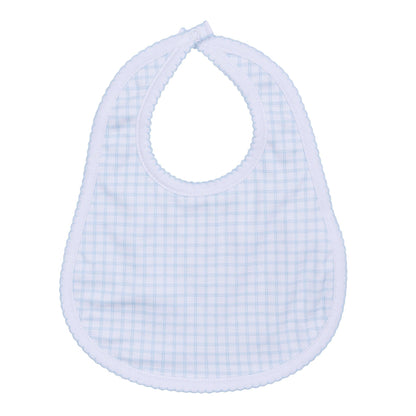 Peek-A-Boo Wishes Bib - Light Blue