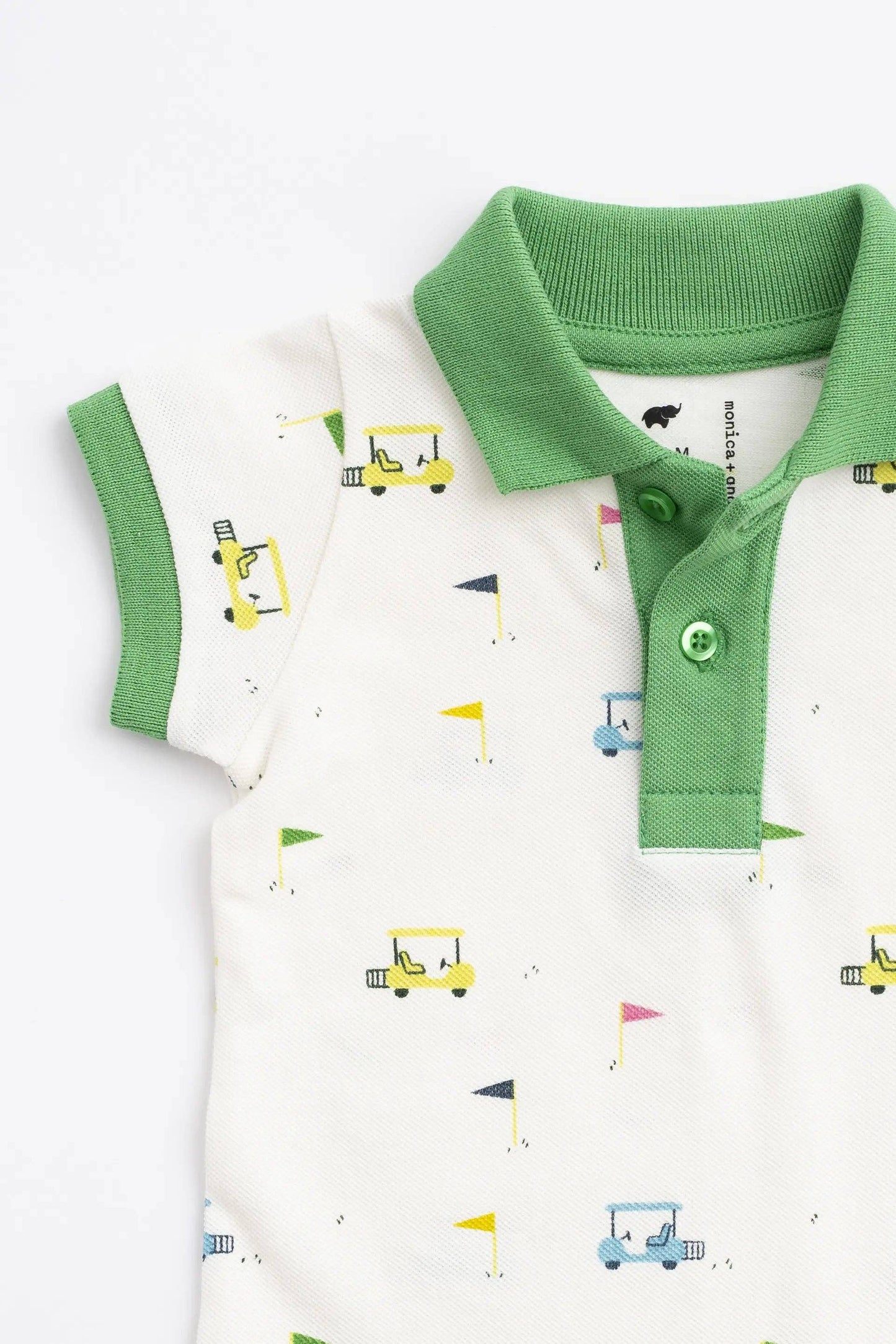 Kids Organic Short Sleeve Golf Polo - Little Caddies
